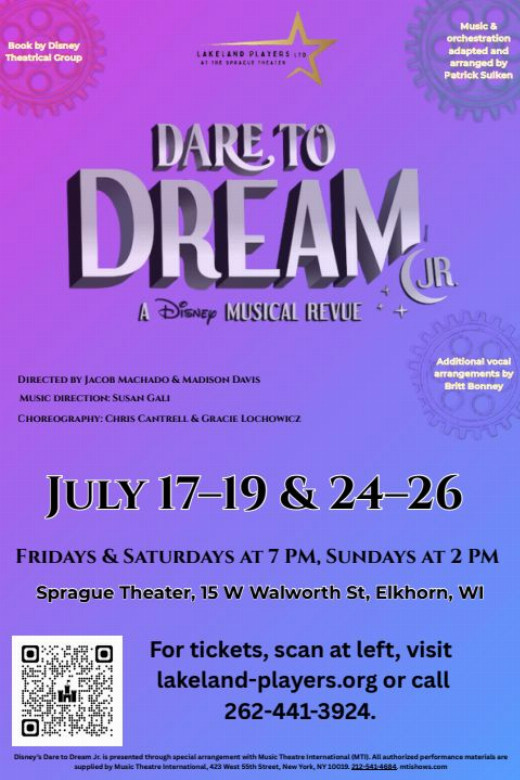 Disney's Dare to Dream Jr in Milwaukee, WI