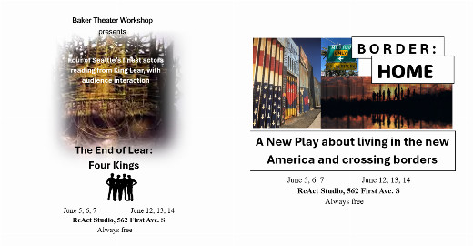 End of Lear & Border:Home show poster