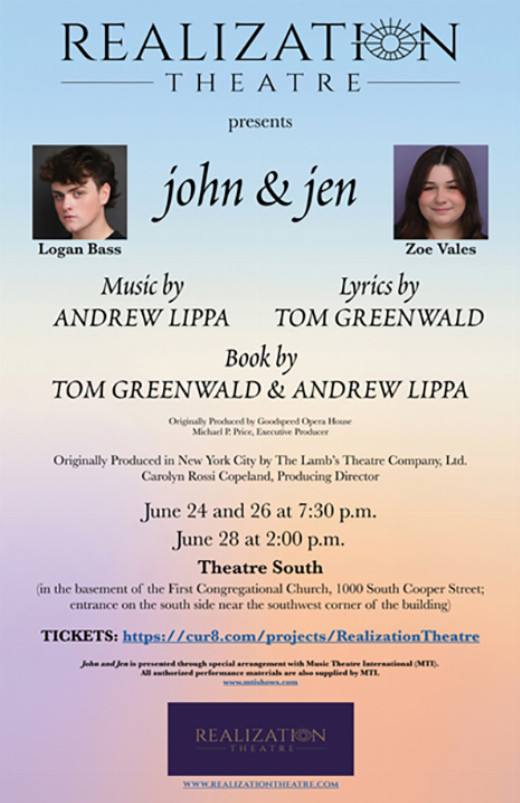 John and Jen show poster