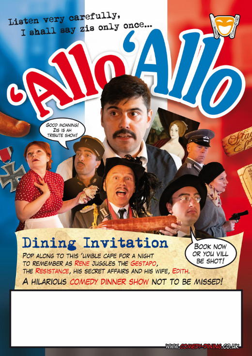 Allo Allo Dinner Show 18/07/2026 - Hitchin in UK Regional