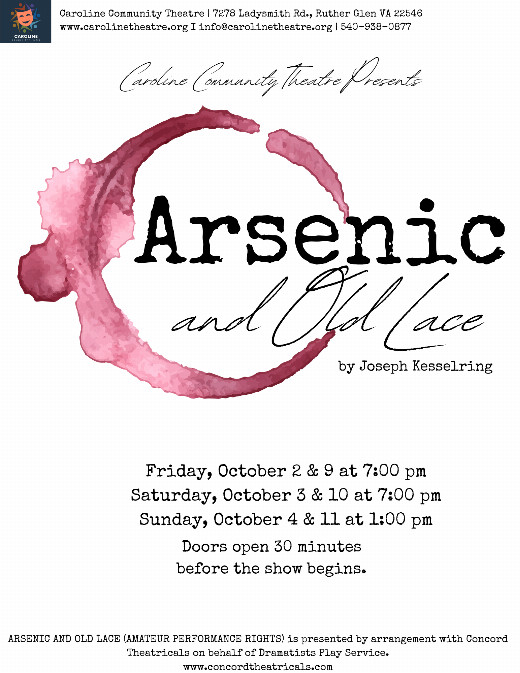 Arsenic and Old Lace in Central Virginia