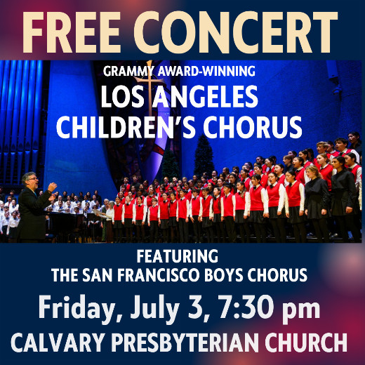 Los Angeles Children's Chorus and San Francisco Boys Chorus in San Francisco / Bay Area