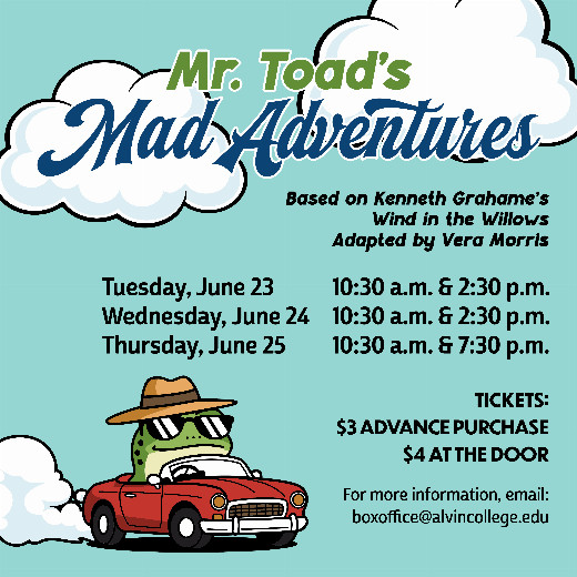 Mr. Toad's Mad Adventures show poster