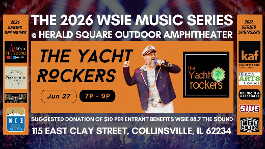 2026 WSIE Music Series w/Yacht Rockers – June 27, 7-9pm