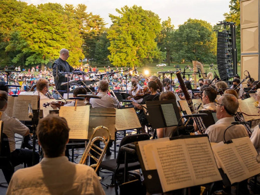 New Jersey Symphony at Branch Brook Park in Newark show poster