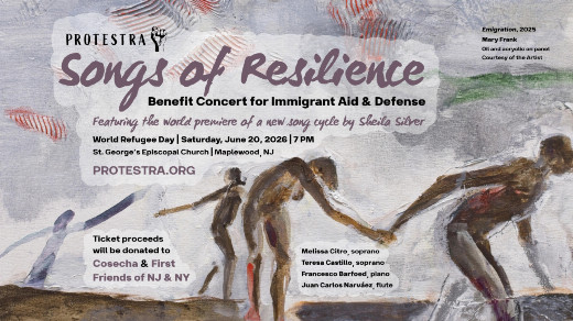 Songs of Resilience: Benefit Concert for Immigrant Aid & Defense show poster