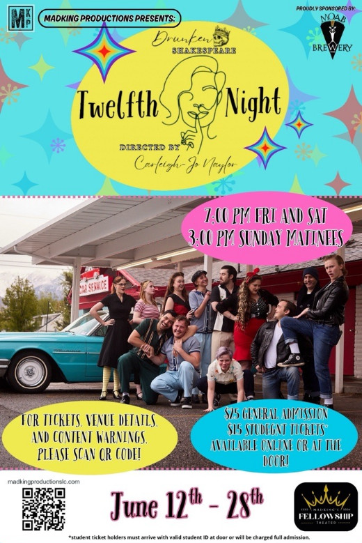 Drunken Shakespeare: Twelfth Night or What You Will show poster