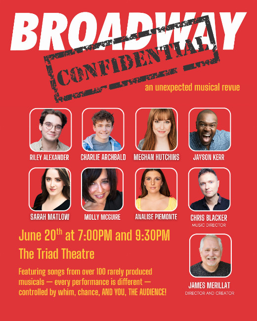 Broadway Confidential show poster