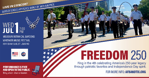 USAF Band of Mid-America “Freedom 250” Concert in St. Louis
