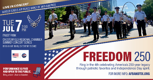 USAF Band of Mid-America “Freedom 250” Concert in St. Louis