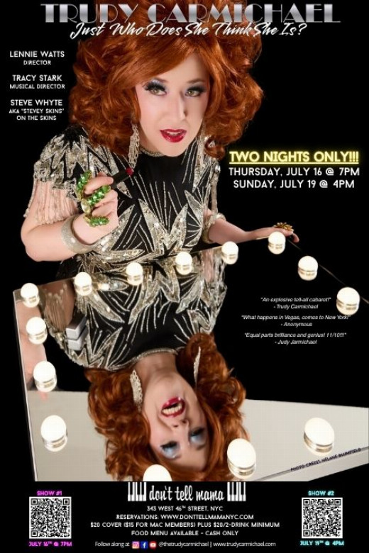 Trudy Carmichael: Just Who Does She Think She Is? in Off-Off-Broadway