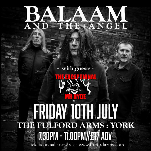 Balaam And The Angel return to play in York for the first time in over a decade. in UK Regional