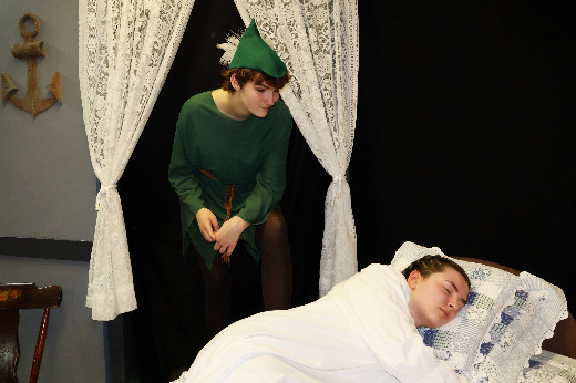 Peter Pan and Mary show poster
