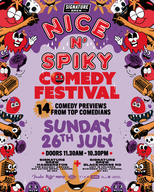 Nice N' Spiky Comedy Festival at Signature Brew E17 in UK Regional