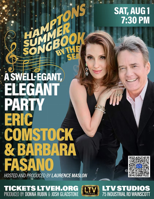 A Swell-egant, Elegant Party: Eric Comstock & Barbara Fasano, Hosted & Written By Laurence Maslon (WLIW-FM Radio) in Long Island
