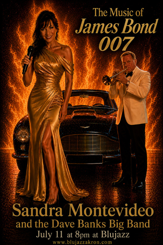 The Music of James Bond 007 - The Dave Banks Big Band Featuring Sandra Montevideo in Cleveland