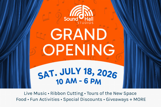 Grand Opening - Sound Hall Studios in Central Virginia