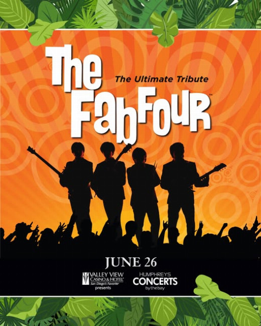 The Fab Four: The Ultimate Tribute LIVE in Concert in San Diego, CA show poster