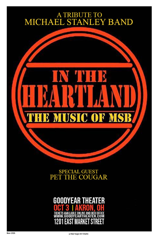In The Heartland at the Goodyear Theater October 3rd in Cincinnati