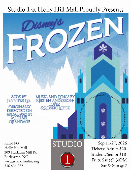 Disney's Frozen in Raleigh
