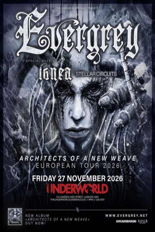 EVERGREY at The Underworld - London in UK Regional