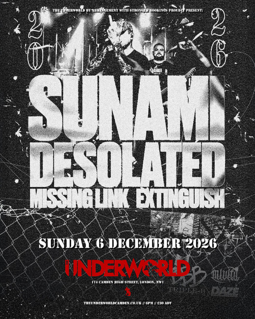 SUNAMI at The Underworld - London in UK Regional