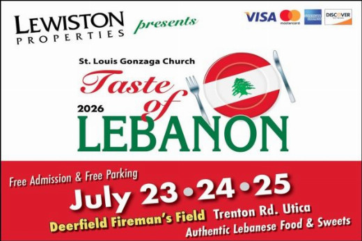 Taste of Lebanon - July 23, 2026 in Central New York