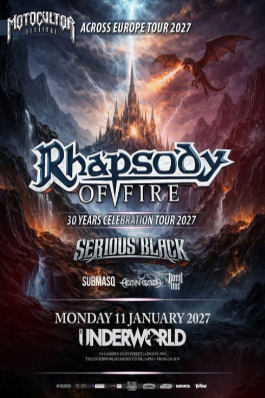 MOTOCULTOR FEST feat. RHAPSODY OF FIRE and more at The Underworld - London in UK Regional