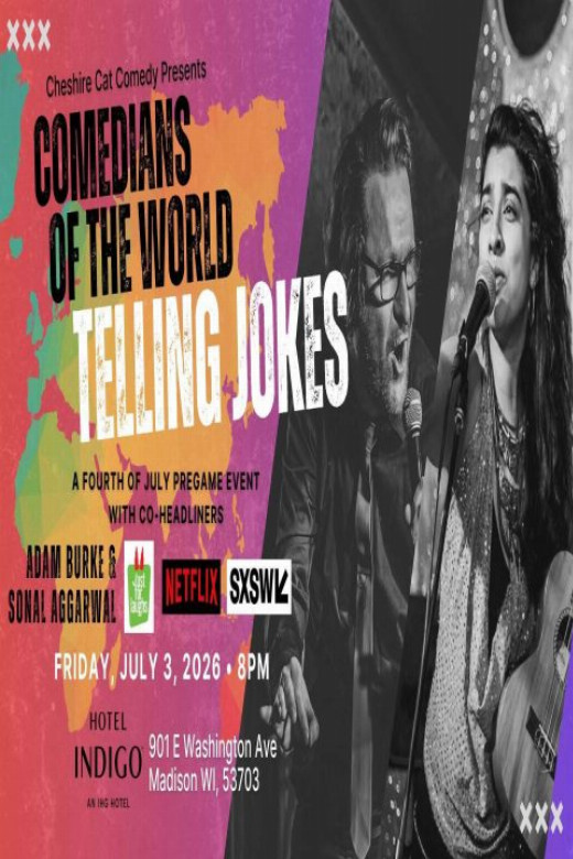Comedians of the World Telling Jokes in Madison