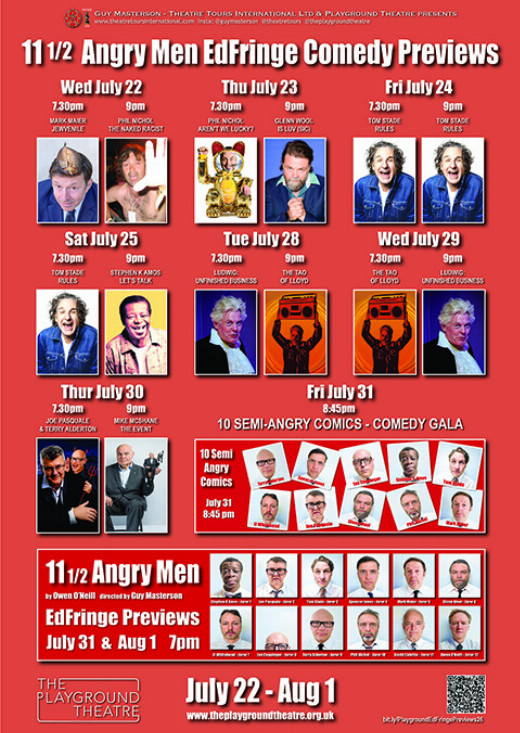 11½ Angry Men EdFringe Previews