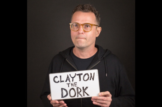 Clayton the Dork show poster