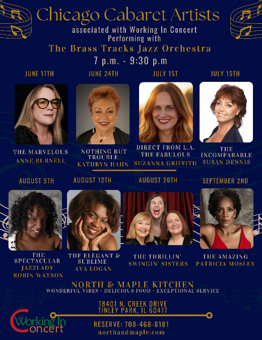 Chicago Cabaret Artists Performing with The Brass Tracks Jazz Orchestra in Chicago