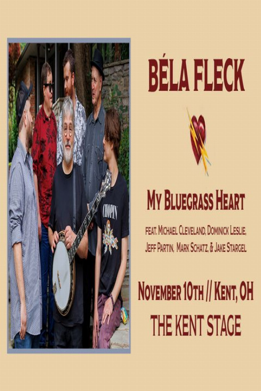 Bela Fleck - My Bluegrass Heart Tour at The Kent Stage Nov 10th in Cleveland