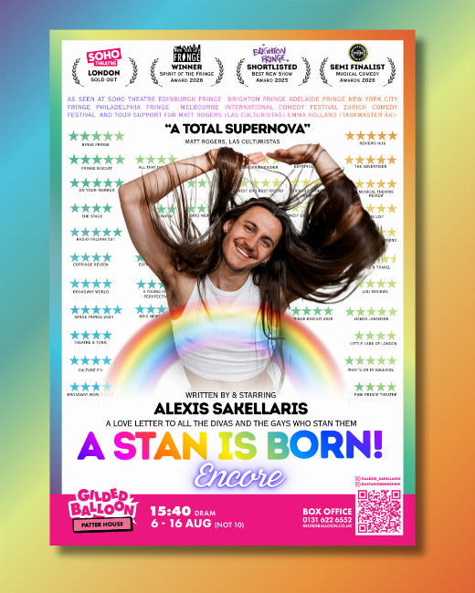 A STAN IS BORN! – Encore  show poster