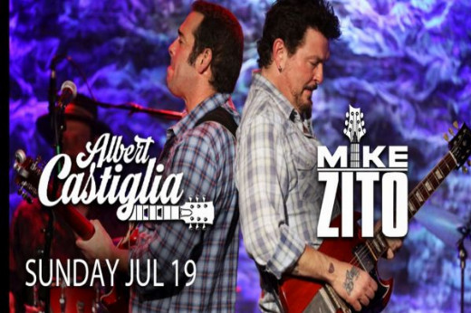 Blood Brothers featuring Albert Castiglia and Mike Zito returning to The Kent Stage July 19th show poster