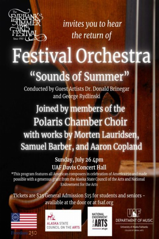 FSAF Festival Orchestra and Polaris Chamber Choir in Anchorage