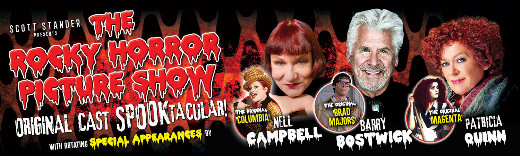 Rocky Horror Picture Show Original Cast Spooktacular Tour with Barry Bostwick, Nell Campbell, and Patricia Quinn