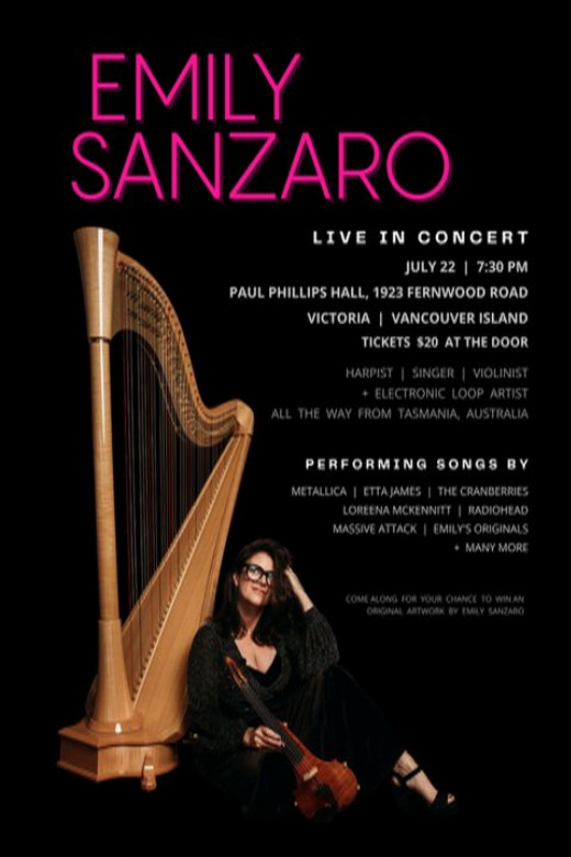 Emily Sanzaro Live in Concert in Vancouver