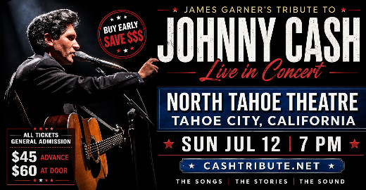 James Garner's Tribute to Johnny Cash show poster