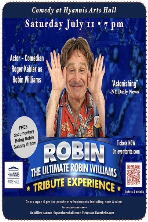 Cape Cod debut of Robin Williams tribute by actor-comedian Roger Kabler in Boston