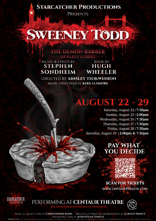 Sweeney Todd: the Demon Barber of Fleet Street in Montreal