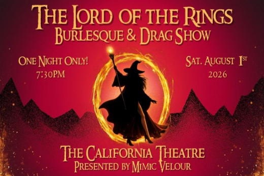 Lord of the Rings Burlesque and Drag show poster