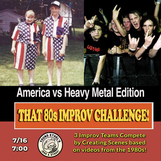 That 80s Improv Challenge: AMERICANA vs HEAVY METAL VIDEOS EDITION