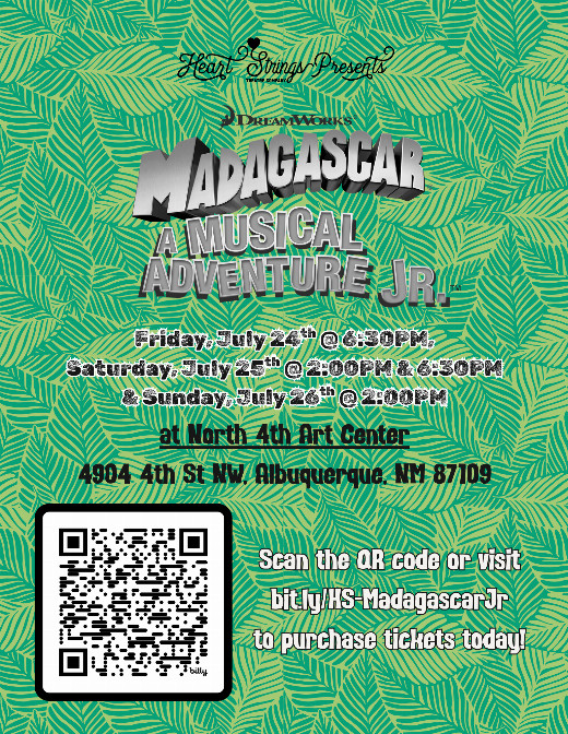 Heartstrings Presents: Madagascar - A Musical Adventure JR. in Albuquerque