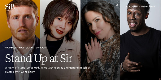 Stand Up at Sir show poster