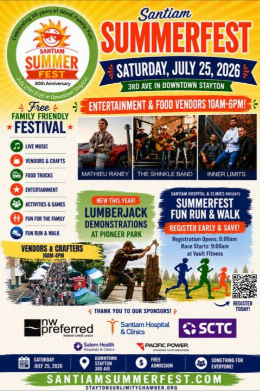 Santiam SummerFest in Oregon