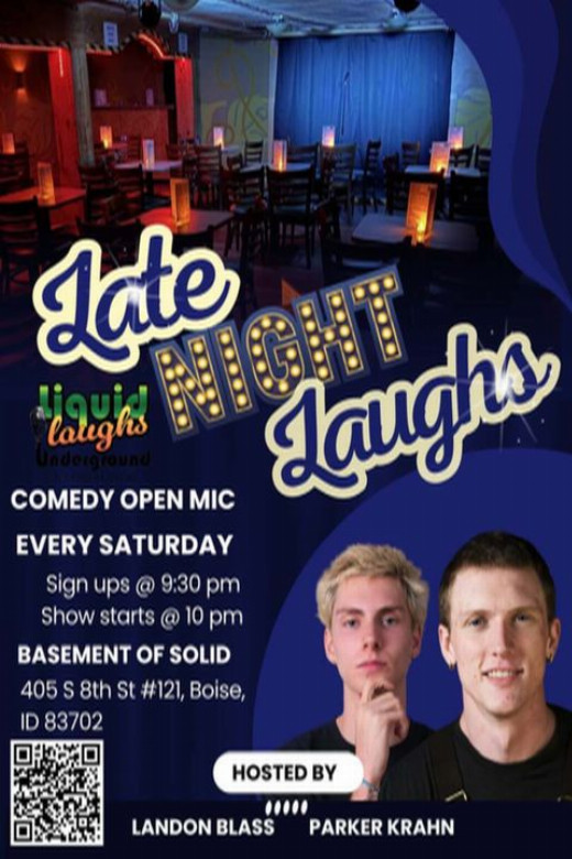 Free Comedy Show! Late Night Laughs Comedy Show and Open Mic! in Boise