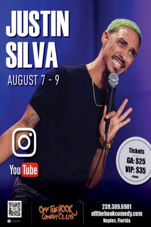 Comedian Justin Silva Live In Naples, Florida! in Miami Metro