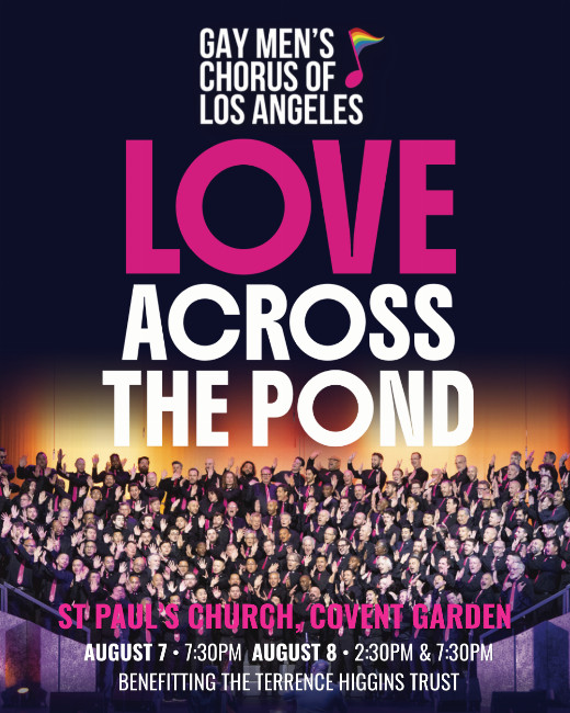 GMCLA's Love Across the Pond show poster