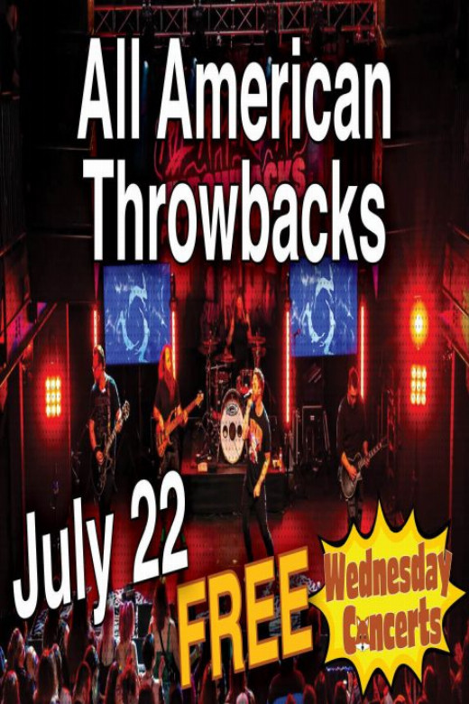 All American Throwbacks FREE Concert show poster